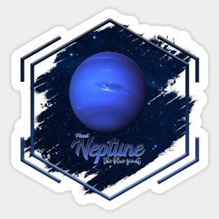 Planet Neptune: The Blue Giant Sticker